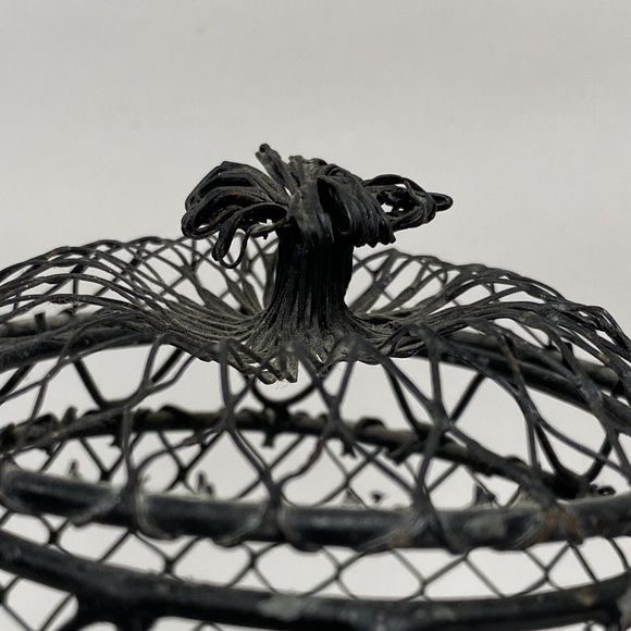 Vtg Chicken Wire Teapot Form Farmhouse Country Rustic Primitive Decor - AS IS - Picture 10 of 11